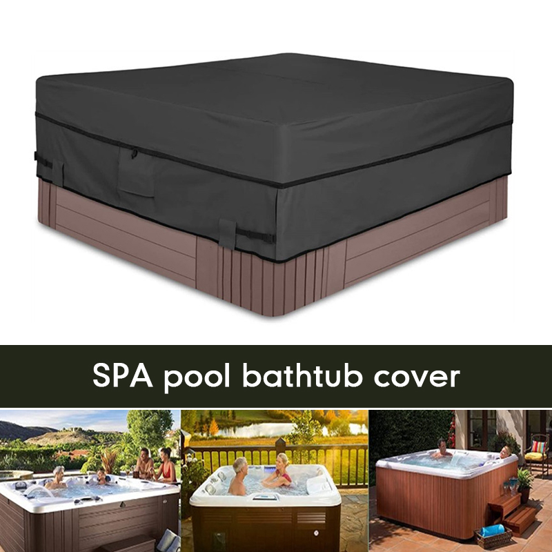 Pool Cover Waterproof - Квадратный пылезащитный чехол для спа-ванны, бассейна,