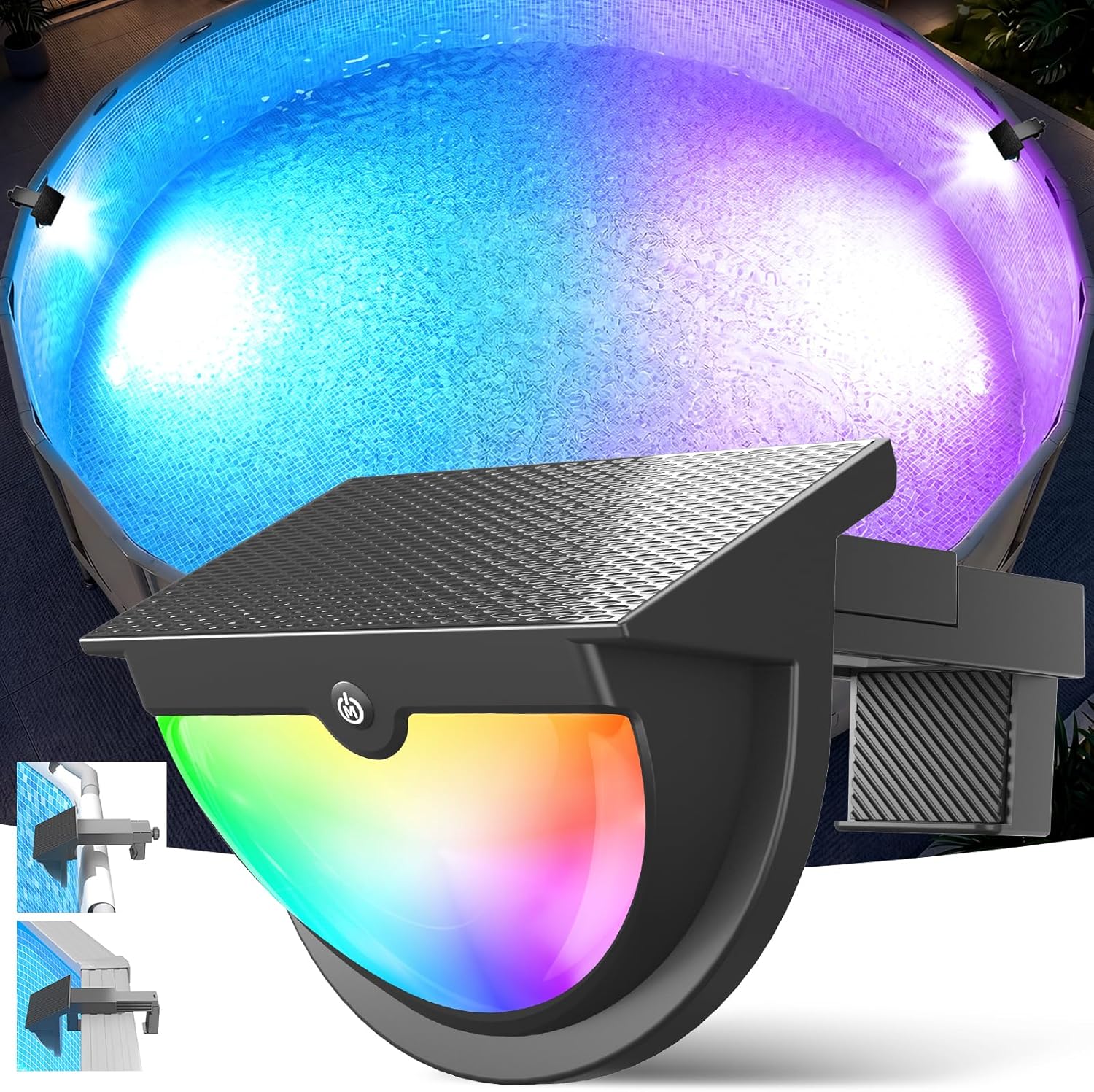 Pool Light Solar Rechargeable - Солнечные светильники для бассейнов, многоцветные, на
