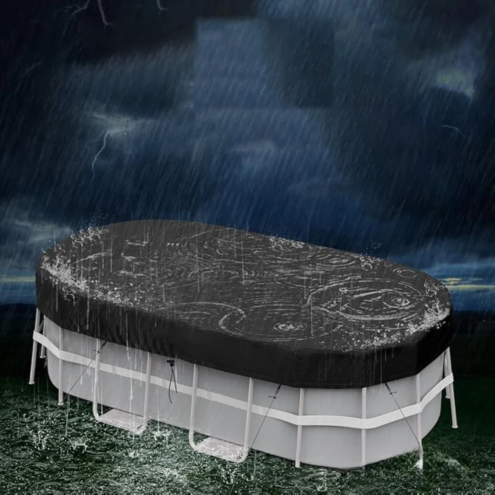Pool Cover Waterproof - Солнечная овальная крышка для бассейна, прямоугольное