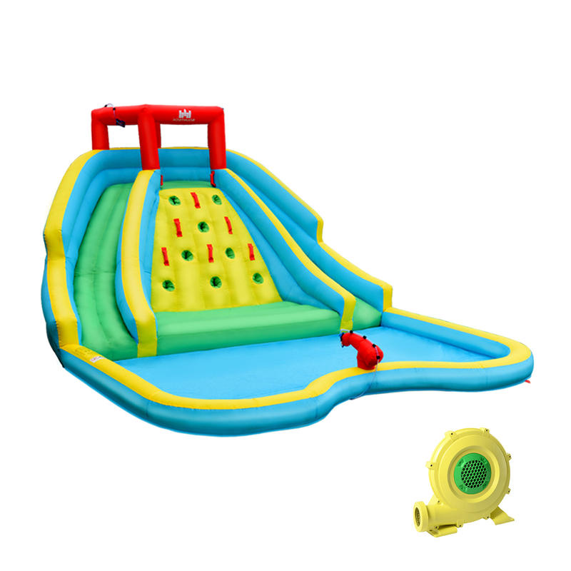 Water Slide Inflatable - Надувной аквапарк-батут с двойной горкой и