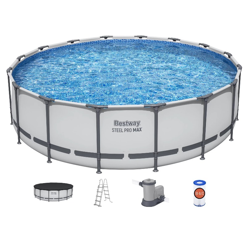 Наземный бассейн Steel Pro MAX – обзор и цена Pool Ladder Above Ground