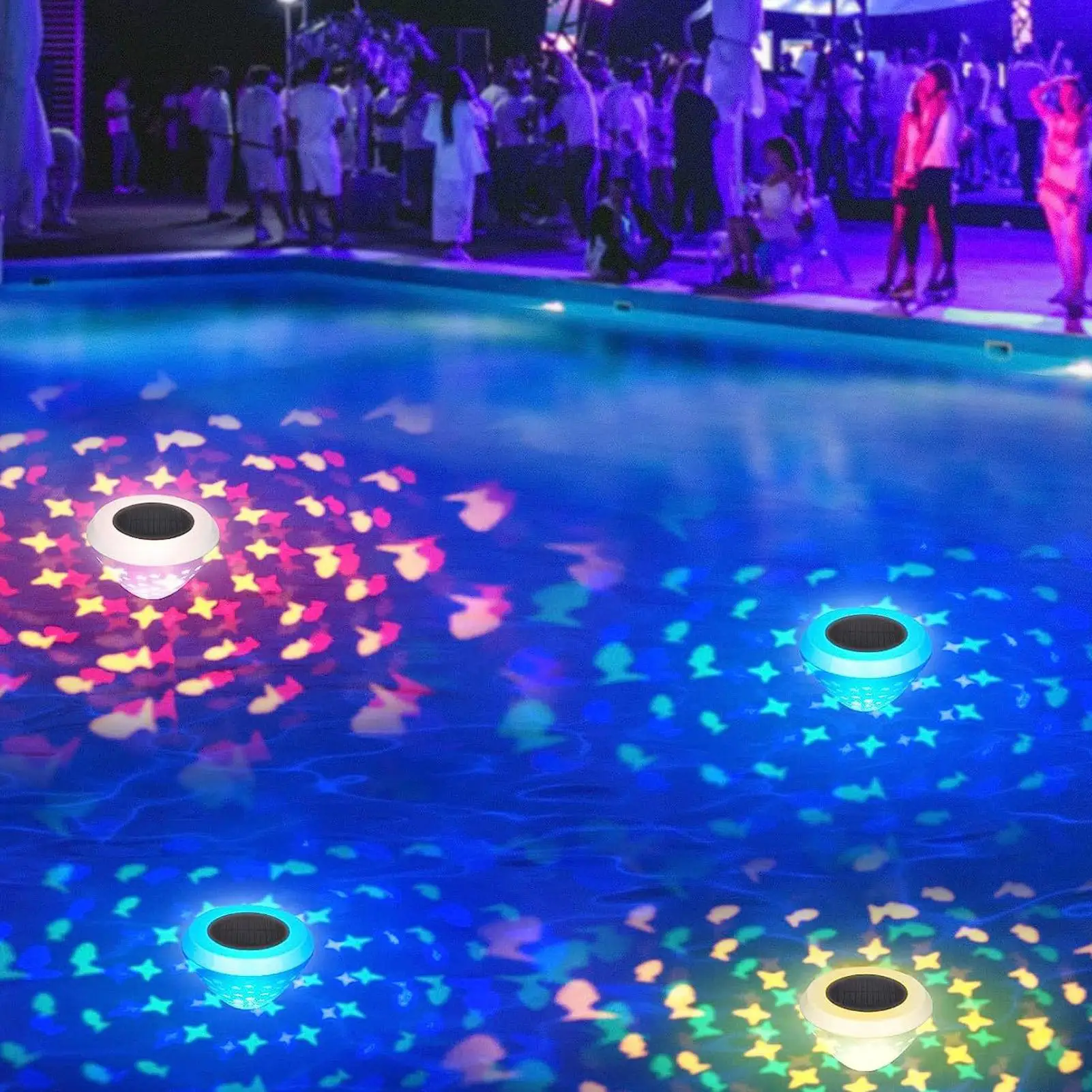 Плавающие светильники с водоне – обзор и цена Pool Light Solar Rechargeable
