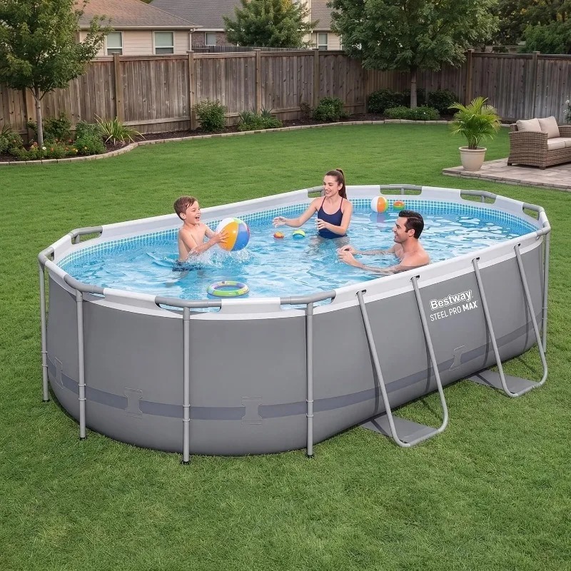 Надувной бассейн Bestway Steel – обзор и цена Pool Ladder Above Ground