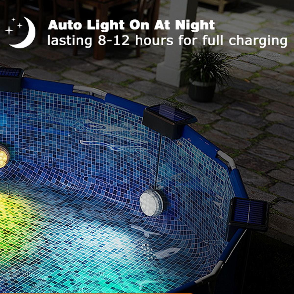 Подводный солнечный светильник – обзор и цена Pool Light Solar Rechargeable