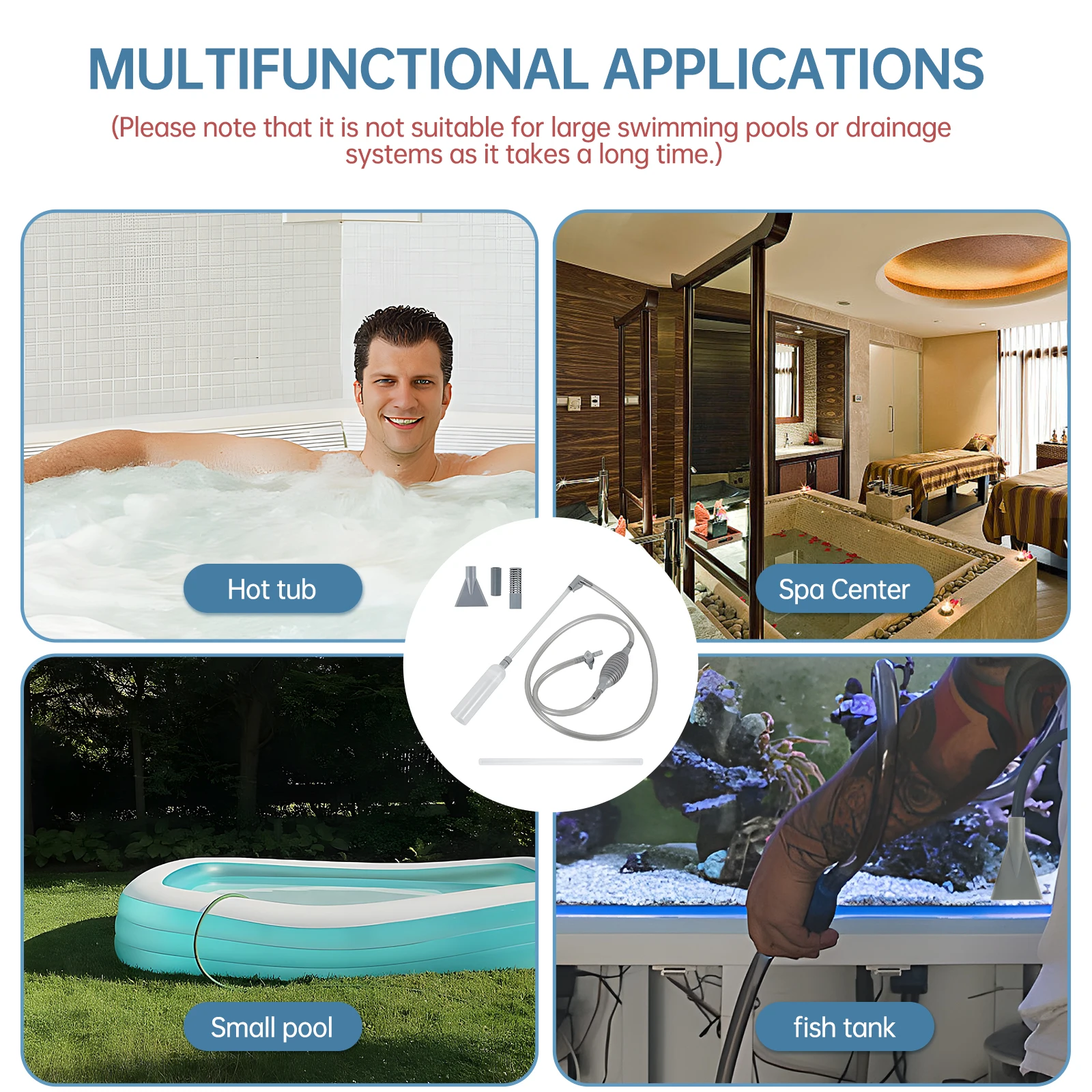 Пылесос для гидромассажной ван – обзор и цена Pool Vacuum Manual