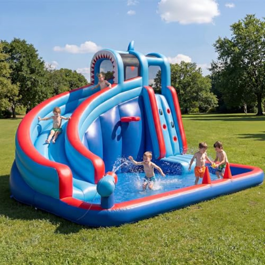 Надувная водная горка для дете – обзор и цена Water Slide Inflatable