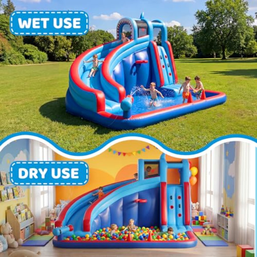 Надувная водная горка для дете – обзор и цена Water Slide Inflatable