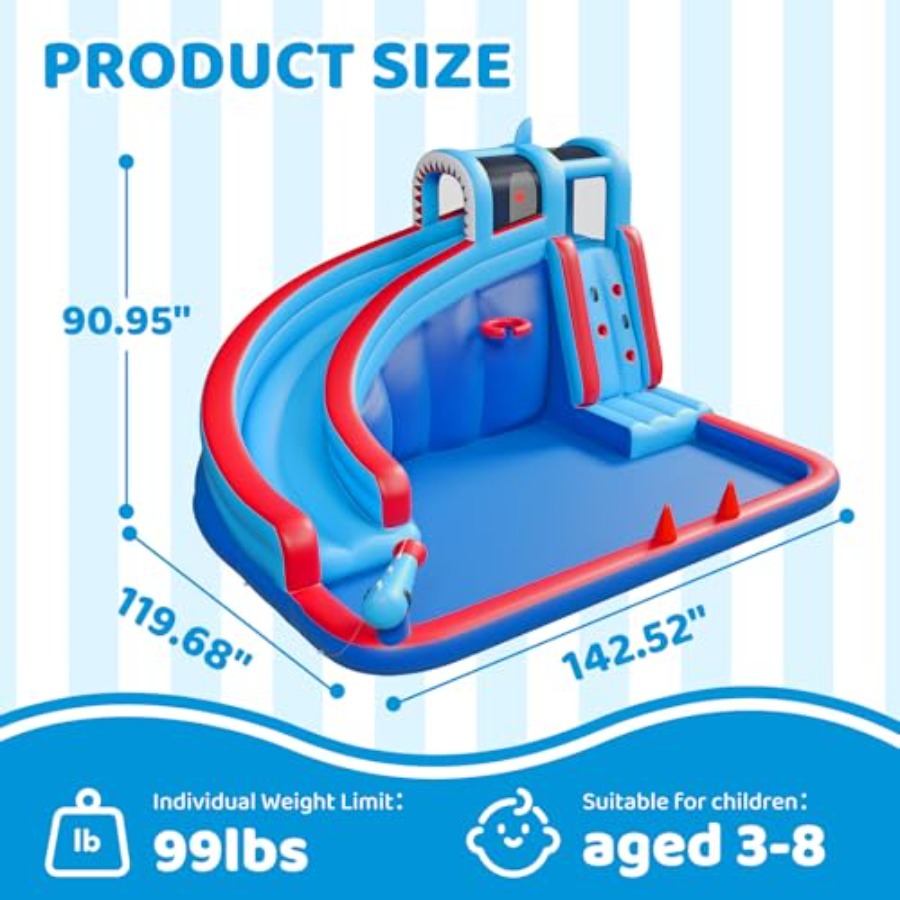 Надувная водная горка для дете – обзор и цена Water Slide Inflatable
