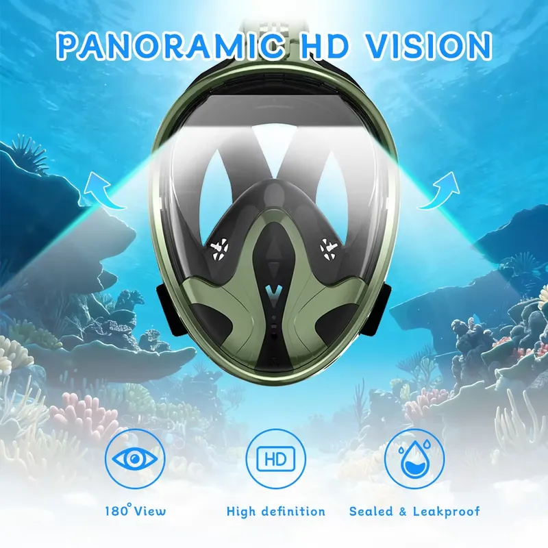 Маска для снорклинга на все ли – обзор и цена Snorkel Mask Full Face