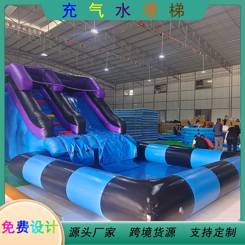 Прямые продажи с фабрики по ин – обзор и цена Water Slide Inflatable