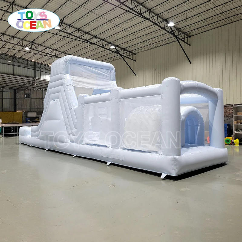 Белая надувная водная горка с  – обзор и цена Water Slide Inflatable