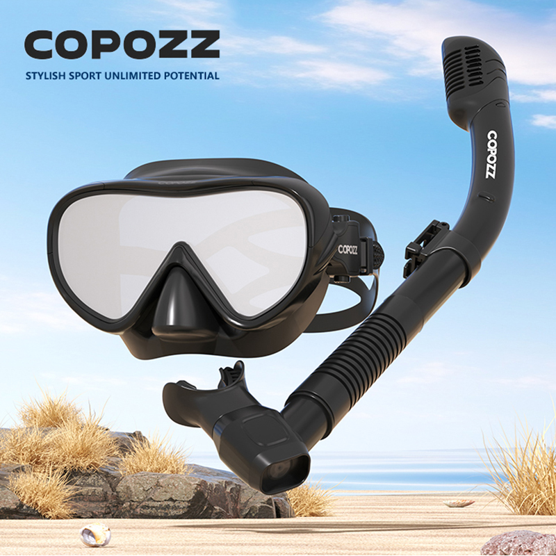 Новая маска для дайвинга COPOZ – обзор и цена Snorkel Mask Full Face