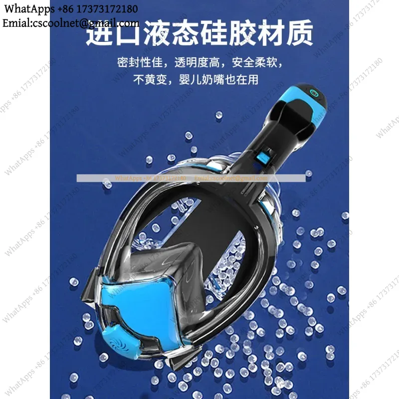 JS02 Электрическая маска для с – обзор и цена Snorkel Mask Full Face