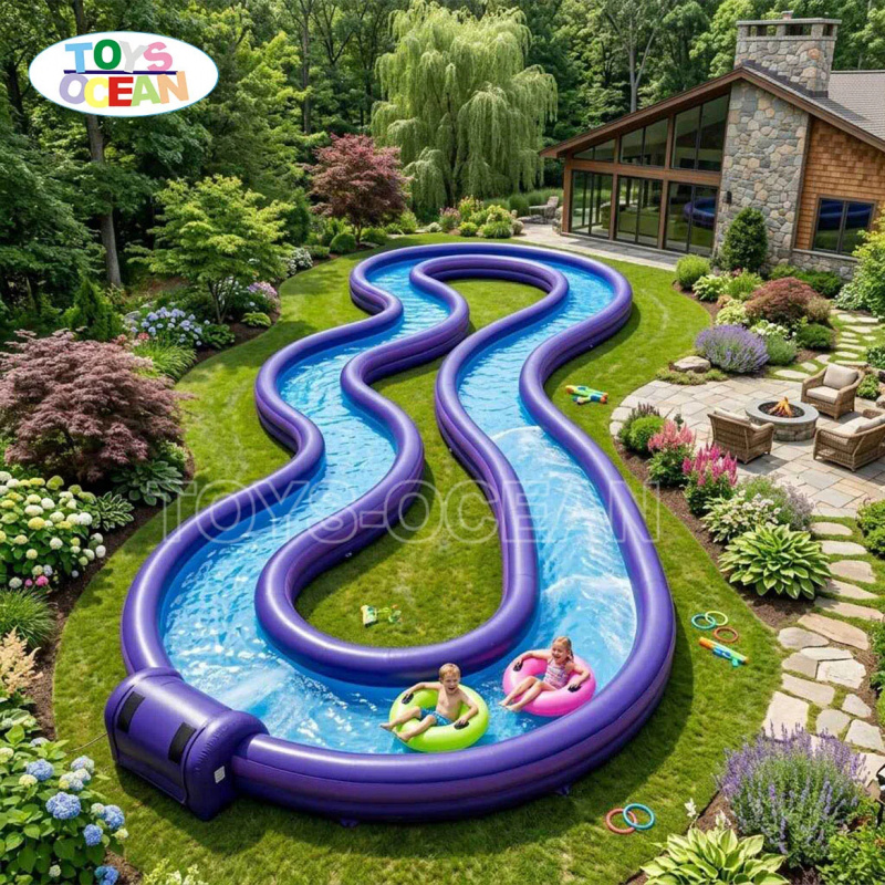 Коммерческая надувная ленивая  – обзор и цена Water Slide Inflatable