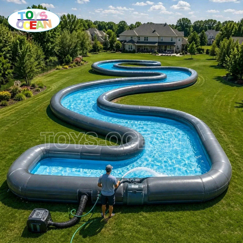 Коммерческая надувная ленивая  – обзор и цена Water Slide Inflatable