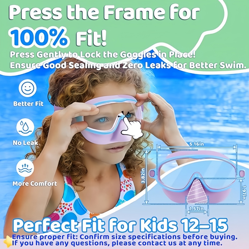 Детские очки для плавания с за – обзор и цена Swim Goggles Anti Fog Uv