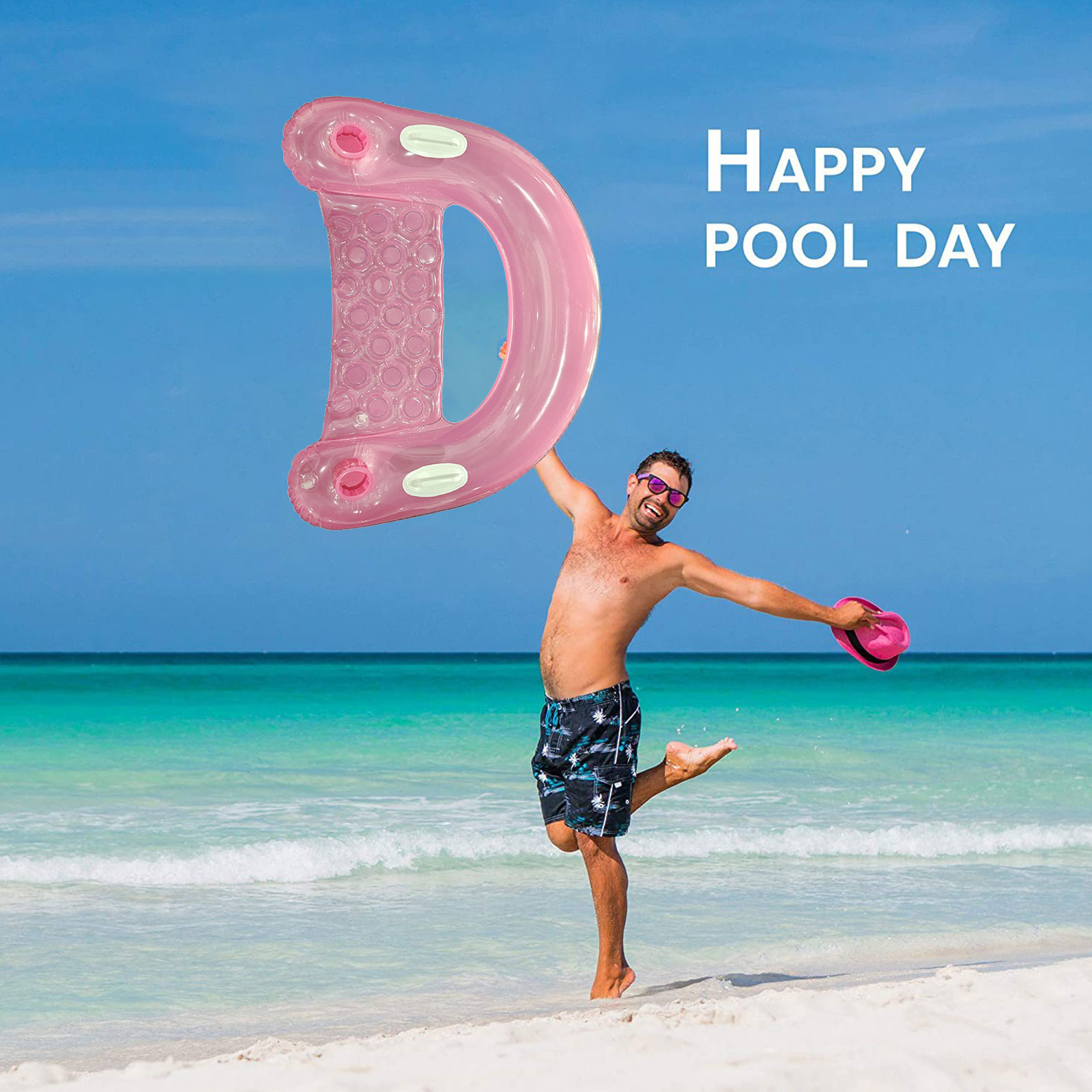 Надувной шезлонг из ПВХ с подс – обзор и цена Pool Lounger Inflatable