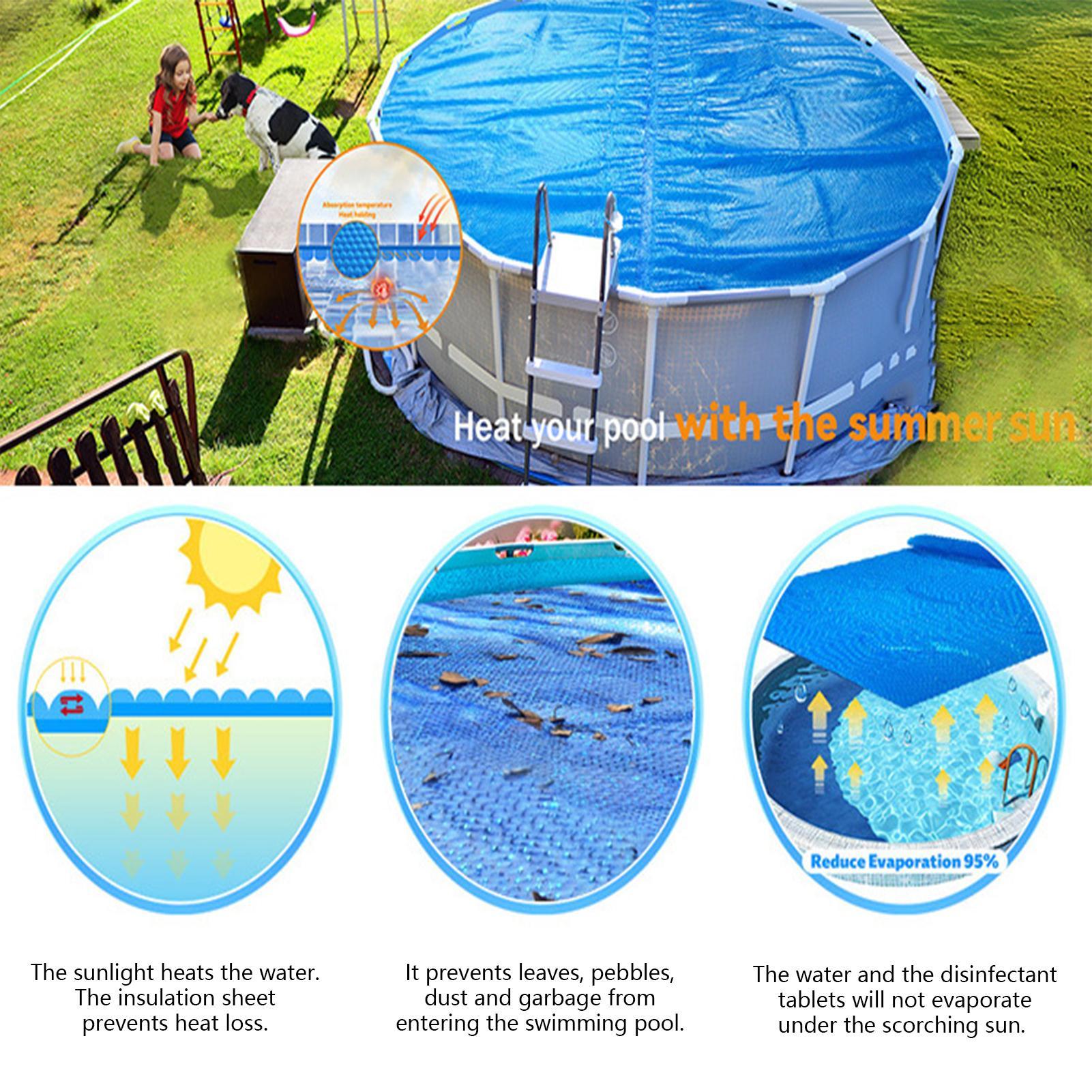 Круглое покрытие для бассейна  – обзор и цена Pool Cover Waterproof