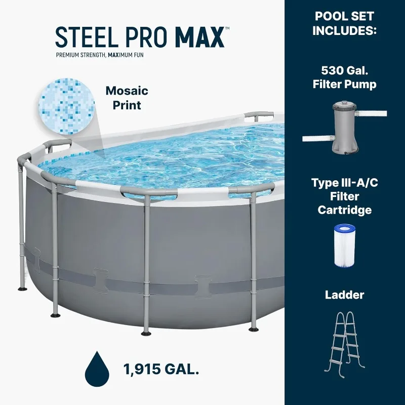 Наземный овальный бассейн Best – обзор и цена Pool Ladder Above Ground