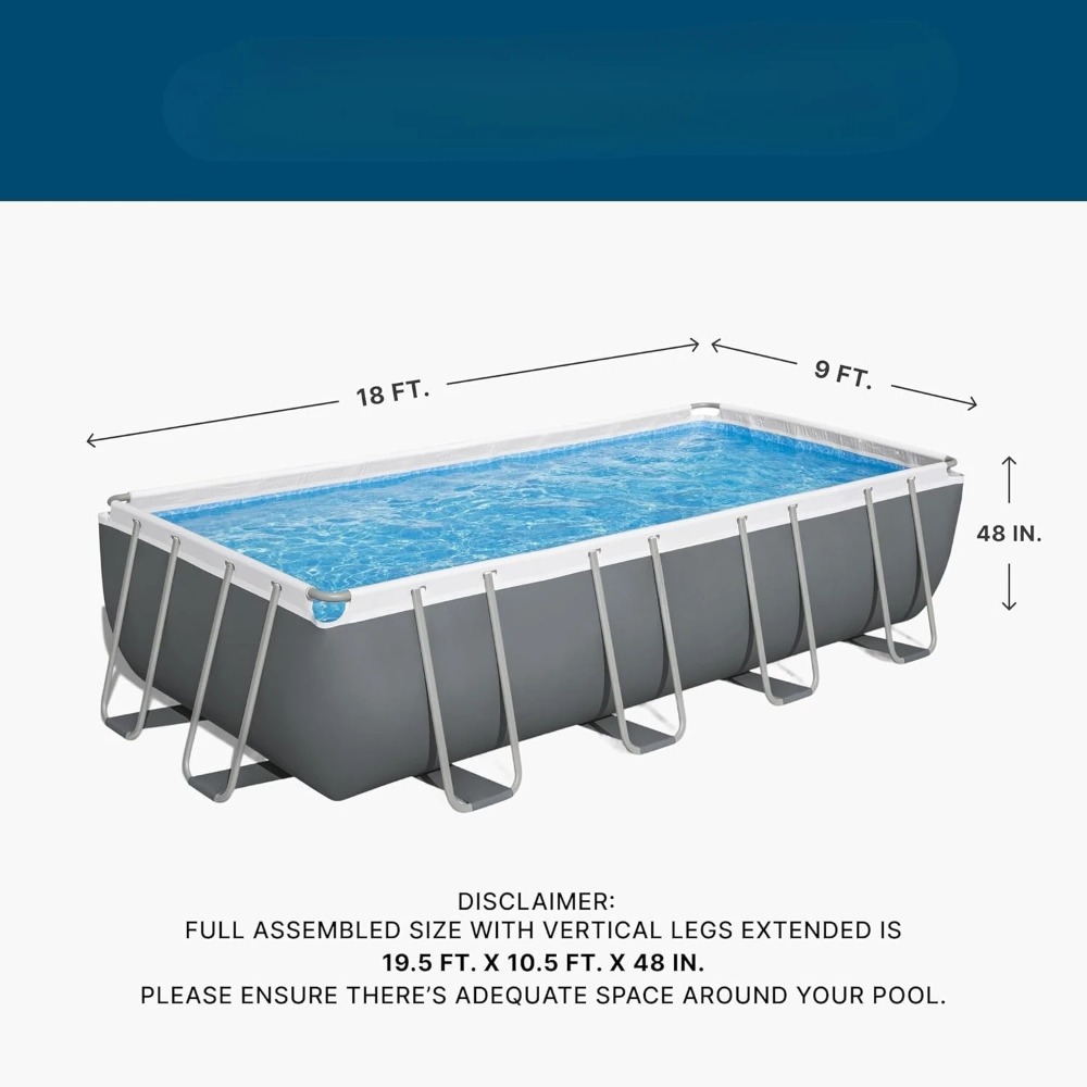 Прямоугольный каркасный бассей – обзор и цена Pool Ladder Above Ground