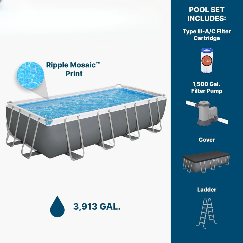 Прямоугольный каркасный бассей – обзор и цена Pool Ladder Above Ground
