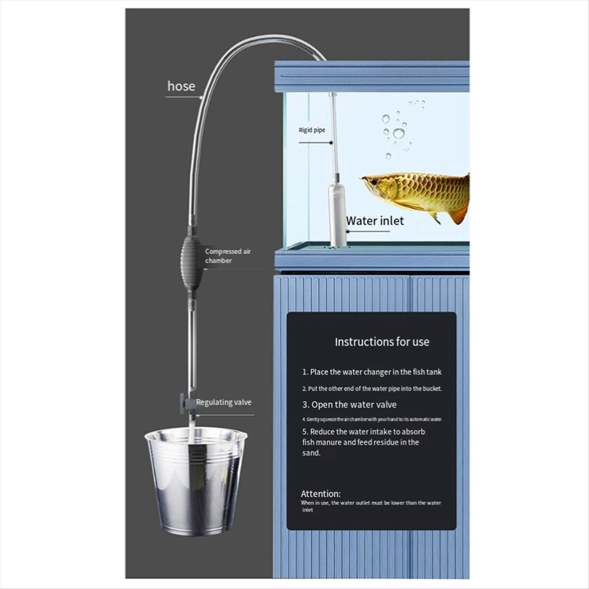 Ручной пылесос для бассейна A6 – обзор и цена Pool Vacuum Manual