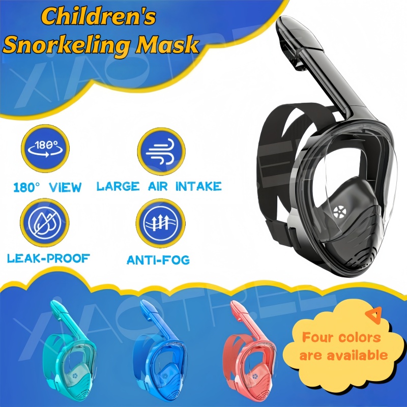 Детская полнолицевая маска для – обзор и цена Snorkel Mask Full Face